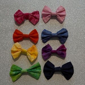 Colorful handmade hair Bow Set for Kids